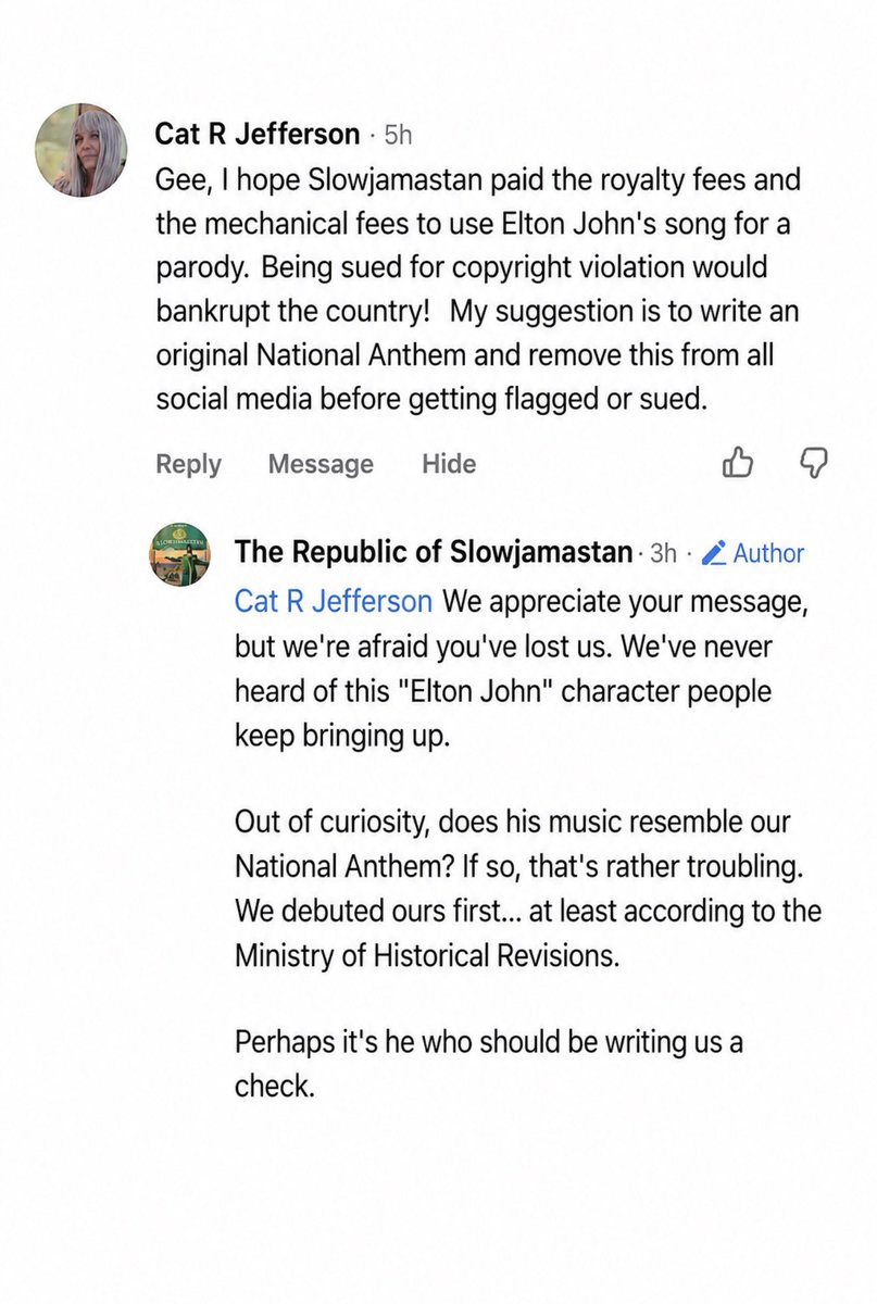 slowjamastan's tweet photo. But good lookin’ out, Cat! 💯 https://t.co/bEQJYodnrW