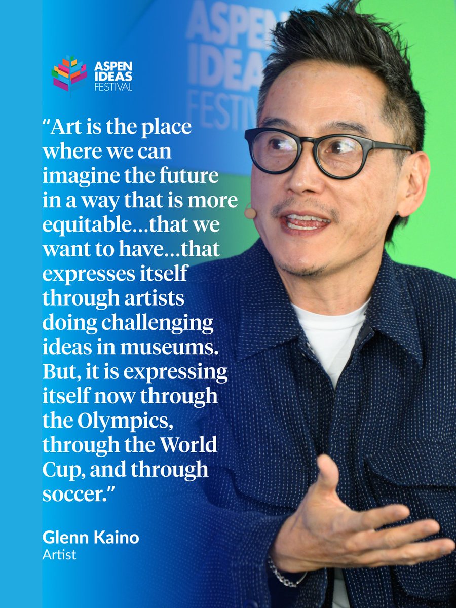 aspenideas's tweet photo. World Cup season is about so much more than goals.

How we play says a lot about who we are. Artist @GlennKaino , Next 3 CEO @CarolynTB111 , and University of Michigan public policy and economics professor @BetseyStevenson came together to explore how the game moves far beyond the field: shaping business, media, diplomacy, and national identity.

Watch the full session and comment below which team you're rooting for ⚽

https://t.co/iT5mymauWS