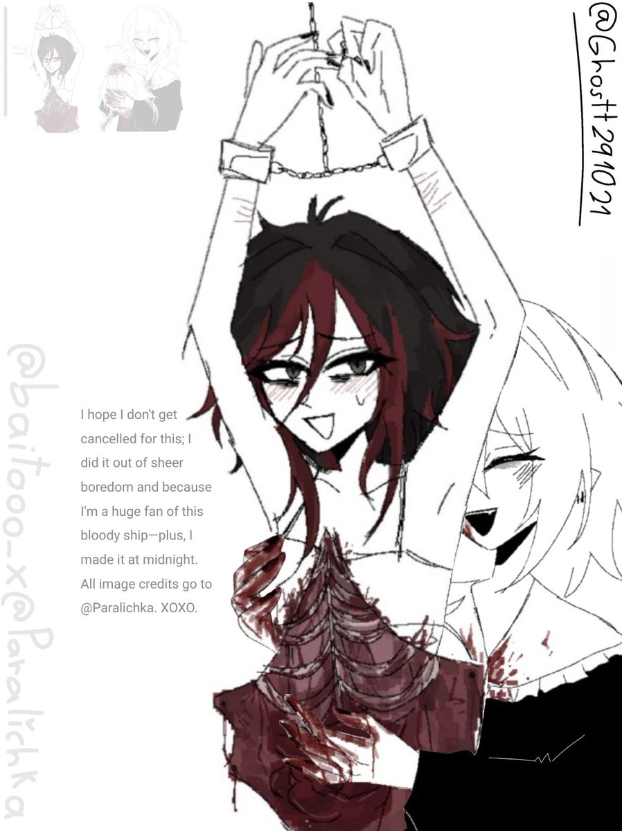 Fran147715's tweet photo. baitolichka core:

@paralichka
@baitooo_
I'm really fan of paralichka and I like her relationship with baito ♡
("baitolichka" I got it from a publication by @dedmoldyrat) https://t.co/FzSFGEMyS2