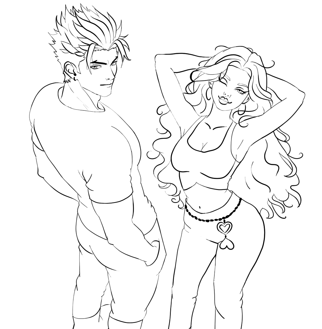VelvetLiw's tweet photo. Viktor and Kareli OCWIP uwu
#art #artmoots #digitalart #illustration #OC #WIP #workinprocess #workinprogress https://t.co/UXBopderAc