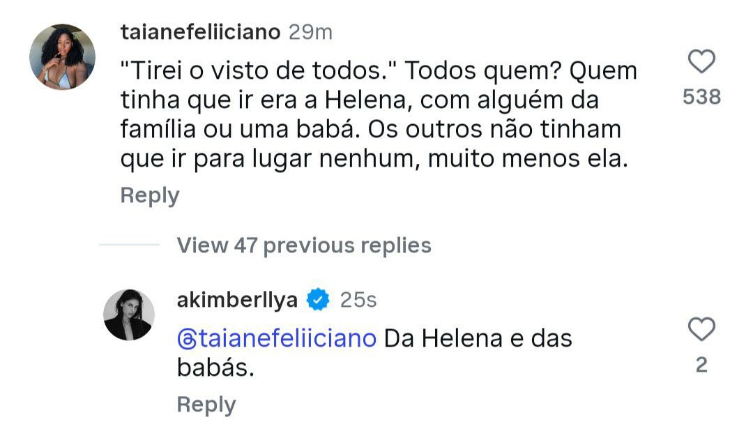 clubedalulu__'s tweet photo. Kimberlly ainda deixou claro que deixaria a Helena ir sozinha c as babás. O genitor que não quis a própria filha, é pior do que eu pensava. Meu Deus que MALDADE DESSE SER HUMANO. https://t.co/0LIpSqk8YH