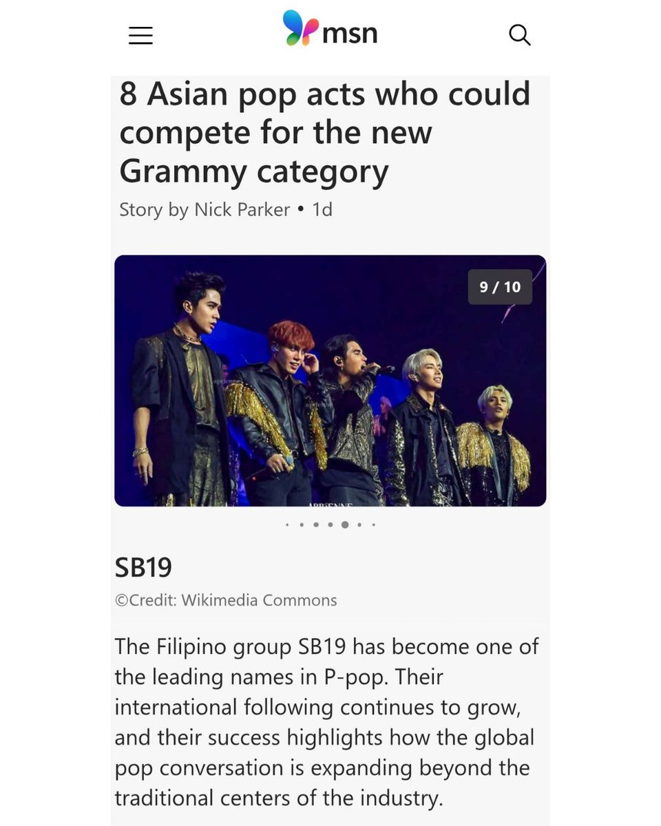 yesitisprecious's tweet photo. Among those mentioned are:

1. Blackpink
2. Stray Kids
3. Seventeen
4. NewJeans
5. Twice
6. XG
7. Ateez
8. SB19

Imagine that! The only act raising the flag for both P-pop and SEA Pop among a sea of K-pop contenders for the Grammys.

Read the full article here:
https://t.co/I48vSVyZj0

@SB19Official #SB19