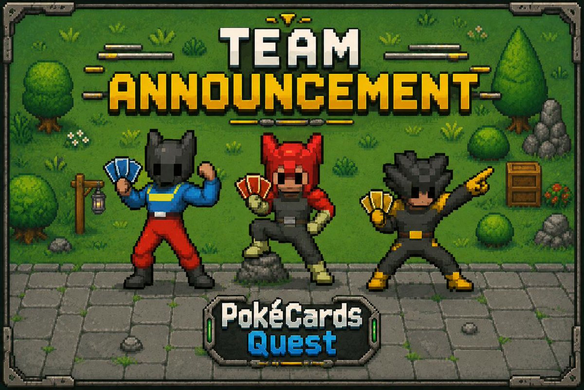 PokeCardsQuest's tweet photo. ⚠️ We do not have a contract address (CA) yet, and no coin/token is live. Ignore anyone claiming otherwise—it's a scam. We'll announce all official launches through our verified channels only! https://t.co/Zi5cJ9y3Jz