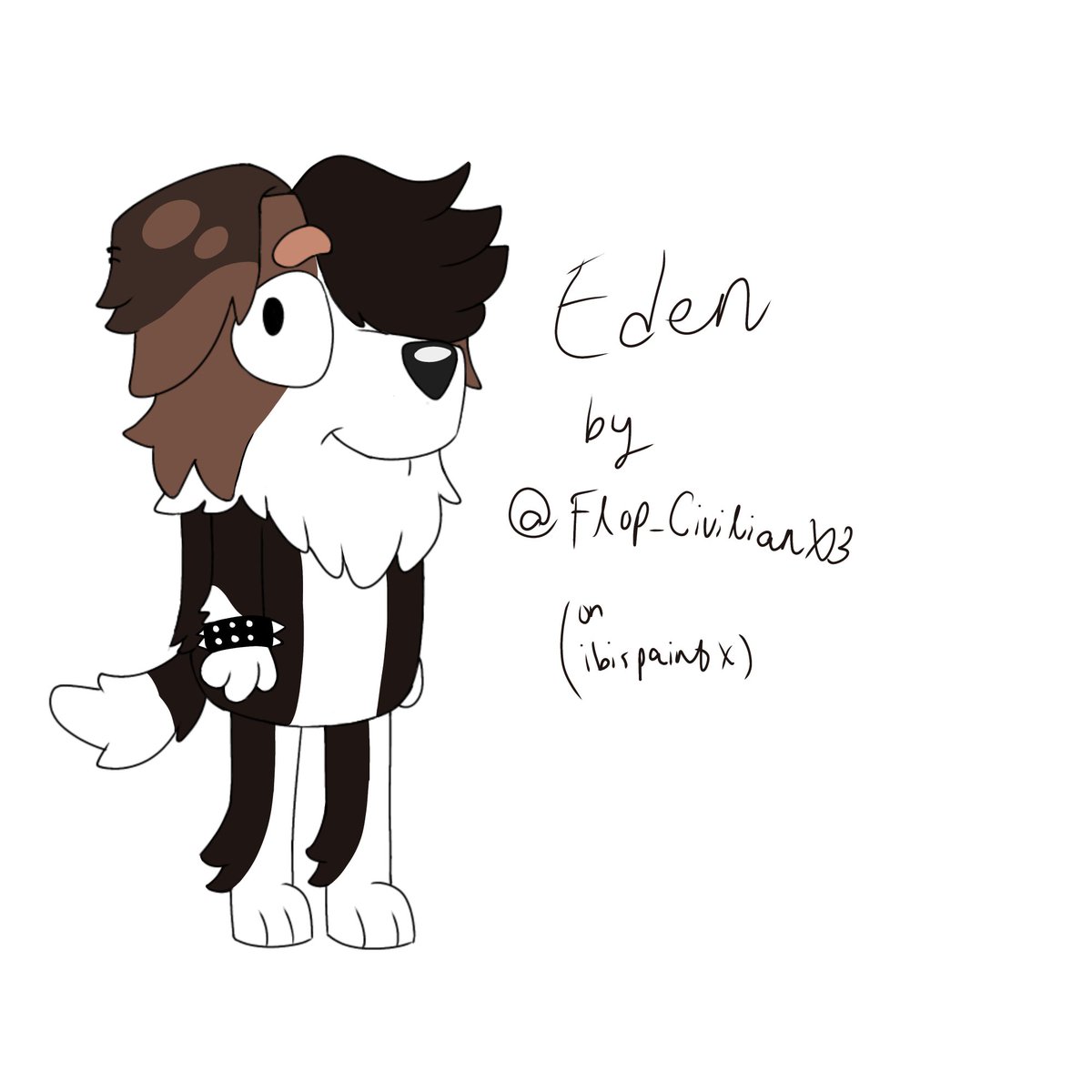 Flop_CivilianX3's tweet photo. Yall were right ibis paint x is better :>

However I’m still learning so if anyone has tips on how to improve that would be nice 
#digitalart #blueytwt #blueyoc #blueyedit https://t.co/MqGLz8yrQu