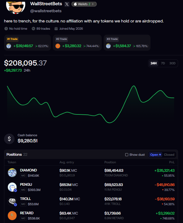 diamondhandspf's tweet photo. Biggest @wallstreetbets @0xRogozinski  holding. Probably nothing 💎 $DIAMOND https://t.co/tDznLh5bIx