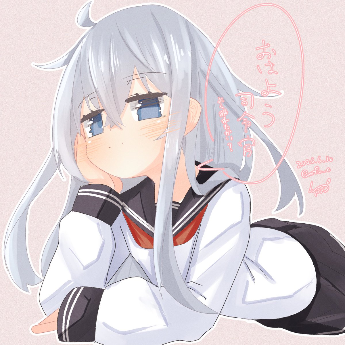 mf_u_c's tweet photo. おはよう響(  ¯꒳¯ ) ᐝ https://t.co/ooXBcH5LWW