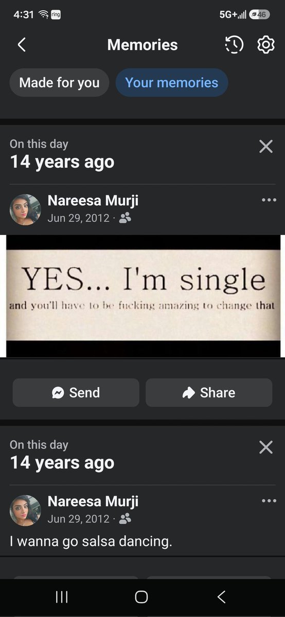 reesamurji's tweet photo. 14 years ago I said someone would have to be amazing to change my relationship status... Fast forward to today—I found that amazing man. ❤️ Love you, N❤️ https://t.co/sKRwMhoHtW
