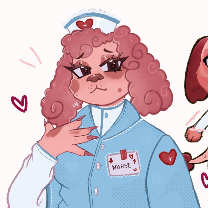 Irelylia's tweet photo. the nurse in my style 

#animalhospital #animalhospitalroblox https://t.co/GSVwJf68Bd
