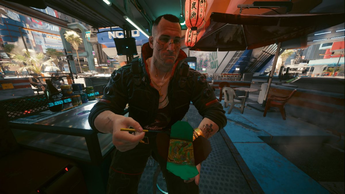 TheVortex794's tweet photo. I've made a start on Cyberpunk 2077 on Steam. Would you believe me if I said these were from me playing the game on the Steam Deck? https://t.co/l5A63GggZ9