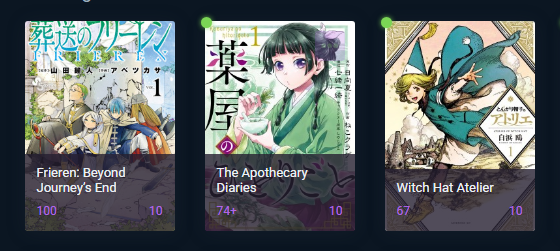 Kromiverse's tweet photo. After my huge disappointment with Spy x Family, I didn't really have a top 3 anymore… That problem is now solved. 
These are my only 10/10 reads (yet) https://t.co/iUkKxSfF7s