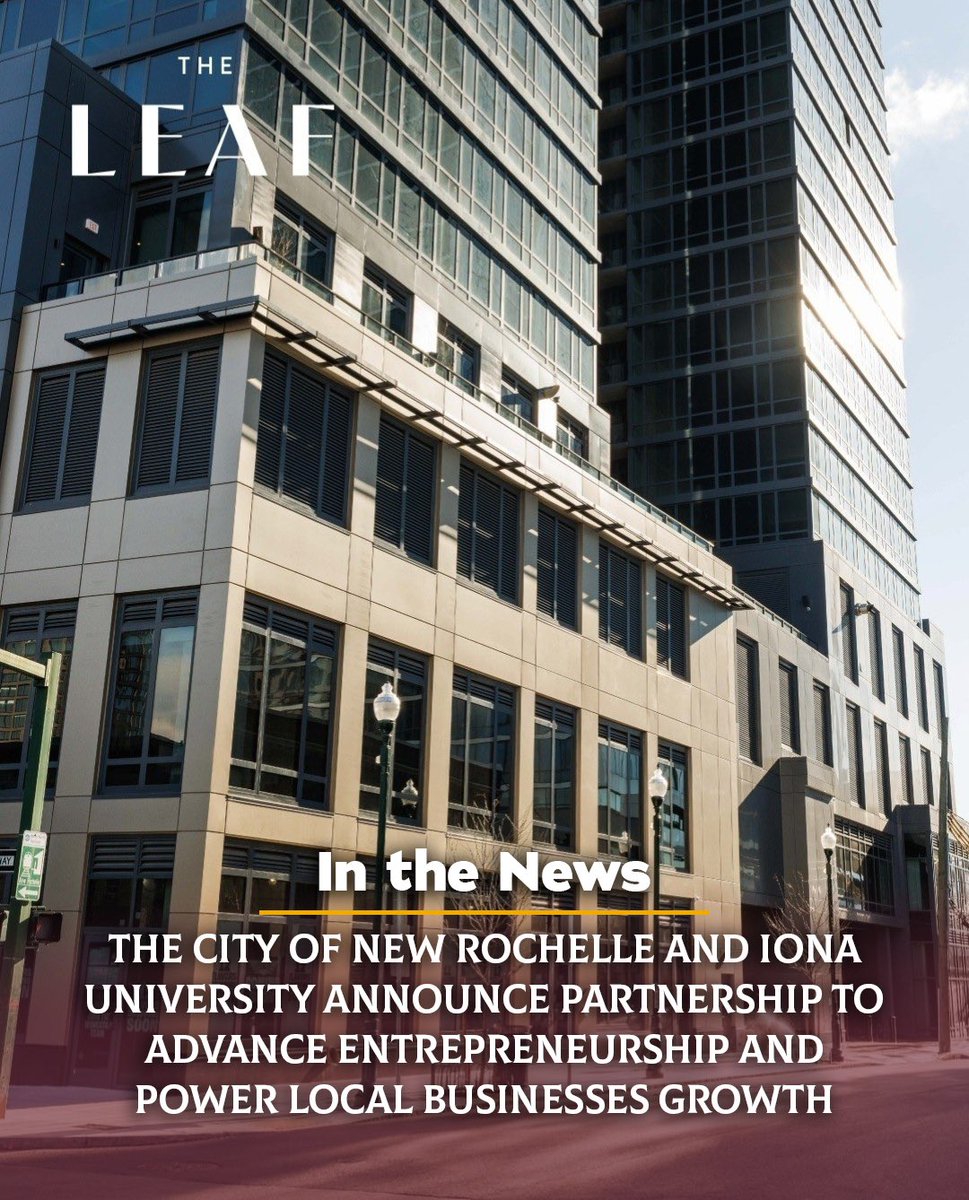 ionauniversity's tweet photo. The City of New Rochelle announced a new partnership with Iona’s Hynes Institute to strengthen the city’s small business ecosystem, and support companies seeking to establish or grow their presence in New Rochelle.

📰
https://t.co/zIpLFd7uDA https://t.co/GEXBHgeTDT