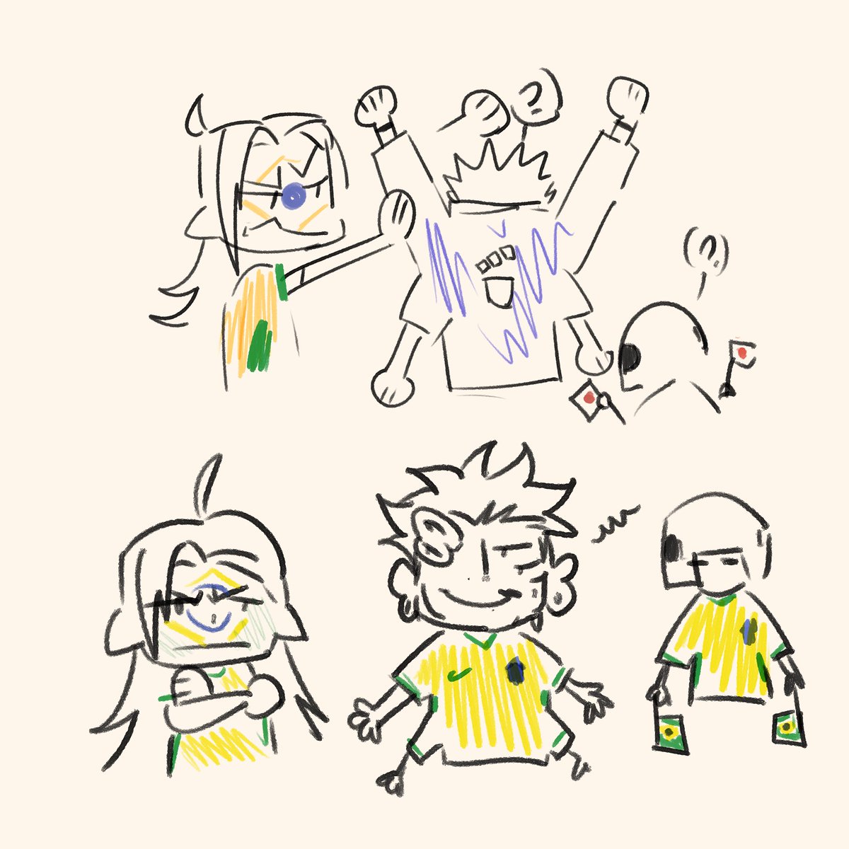 KnullKhan's tweet photo. Eu zickei o Brasil pq o Sukuna só torce pra vencedor , troquei a camisa , agora a gente vira !!! https://t.co/9atIBA4Cae