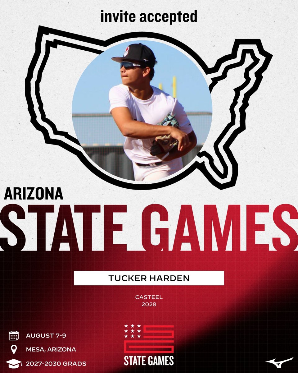 PrepBaseballAZ's tweet photo. 𝘼𝙕 𝙎𝙏𝘼𝙏𝙀 𝙂𝘼𝙈𝙀𝙎: 𝙄𝙉𝙑𝙄𝙏𝙀 𝘼𝘾𝘾𝙀𝙋𝙏𝙀𝘿 ✅

Welcome the following players to the 2026 Arizona State Games.

The top invite-only event in the state 👀 Request an invite below.

Request an Invite 👉: https://t.co/NRVcM5kJCS

#BeSeen https://t.co/Pkfpv7VJdV