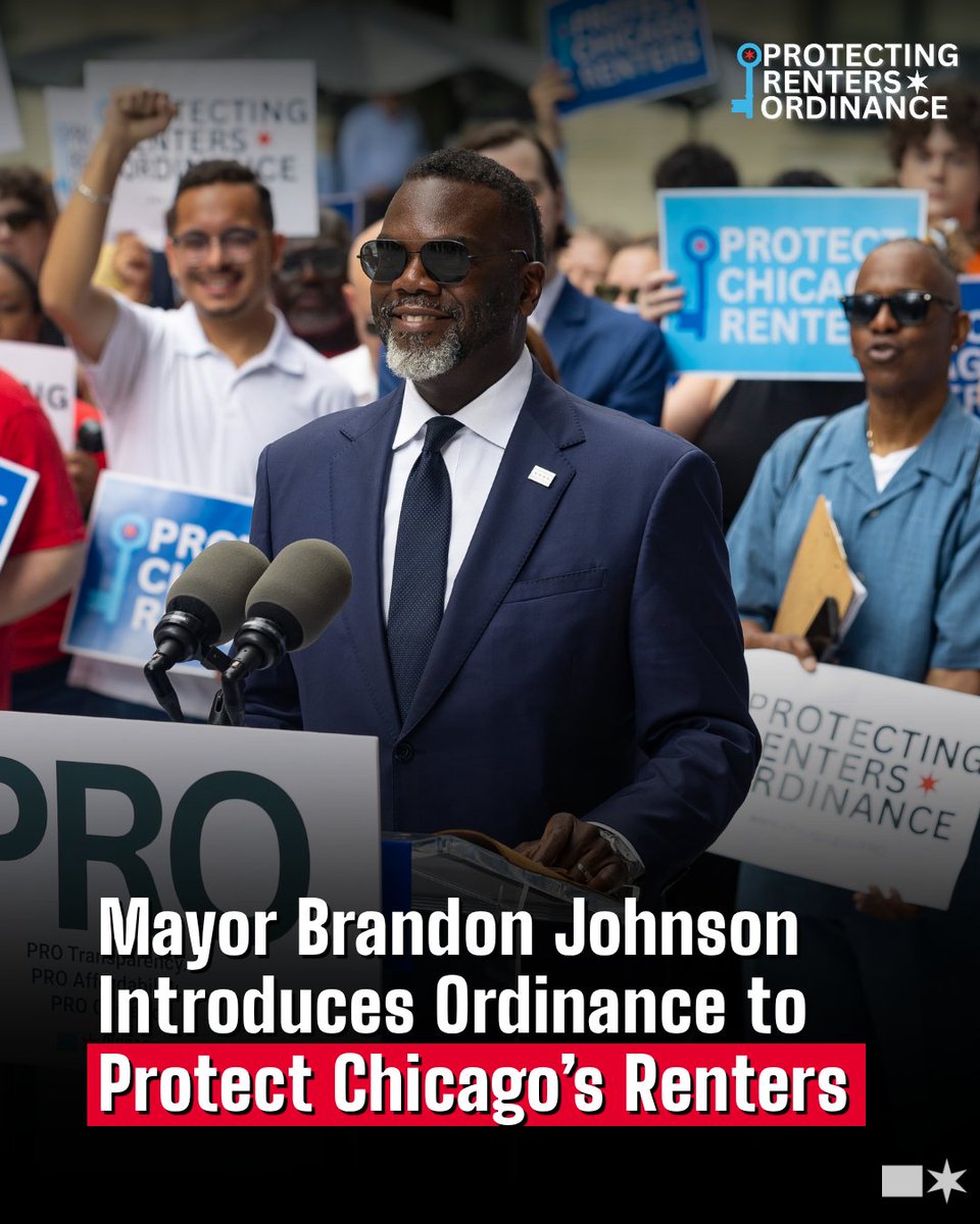 ChicagosMayor's tweet photo. For far too long, renters have been forced to navigate rising costs, predatory practices, and corporate consolidation in a housing market that puts profit before people. That's why we're introducing PRO,🧵: https://t.co/moYBZoyAuM