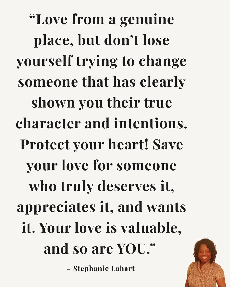1lahart's tweet photo. Do you know your love is valuable, and so are YOU? 💯 

➡️ Love Relationship Quote for Her

#StephanieLahart quotes
#relationships https://t.co/u6muNnL2Gy