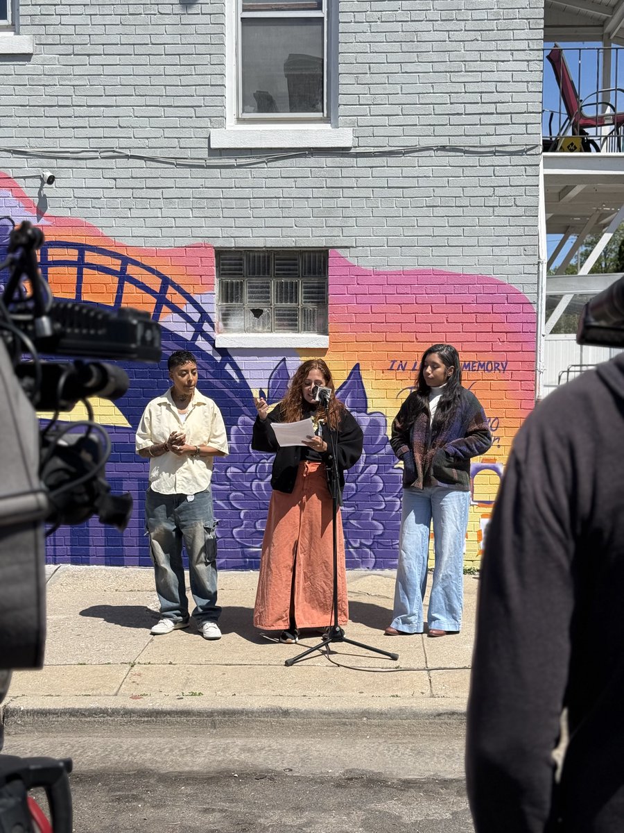 MilwaukeeDCD's tweet photo. ICYMI: DCD Commissioner Lafayette Crump and Common Council President José Pérez joined the @Brewers and Luna Creative Collaboration last month to celebrate the unveiling of a new 55-foot-wide mural on the city’s South Side. The mural by Luna Creative Collaborations was unveiled outside Paleteria Yayo, 1727 W. Lincoln Ave., and was commissioned by the Brewers. Before painting began, local students provided input by drawing what their idea of “play” was in their neighborhood. According to OnMilwaukee, “The color palette of the piece is meant to tie the mural to the 2026 Milwaukee Brewers City Connect jerseys."

Commissioner Crump shared at the unveiling, “Supporting a city also means supporting its artists, its small businesses, and its neighborhoods. Partnerships like this matter. When organizations like the Brewers work alongside local artists and the community, we create something lasting and something people can see themselves in.” Paleteria Yayo started in 2018 and has more than 30 employees. They create and sell up to 6,000 paletas a day in the peak season. The owners, Rene Adan and Galy Montes, are a husband and wife team who run their business like a family.

Luna Creative Collaborations is a formerly Latinx artist collective that has since evolved into a small business that supports all artists of color across disciplines and backgrounds. One of Luna’s core goals is to create solutions that diversify which artists receive opportunities in Milwaukee. Luna’s work overall is grounded in collaboration, community engagement, and creating pathways for artists.