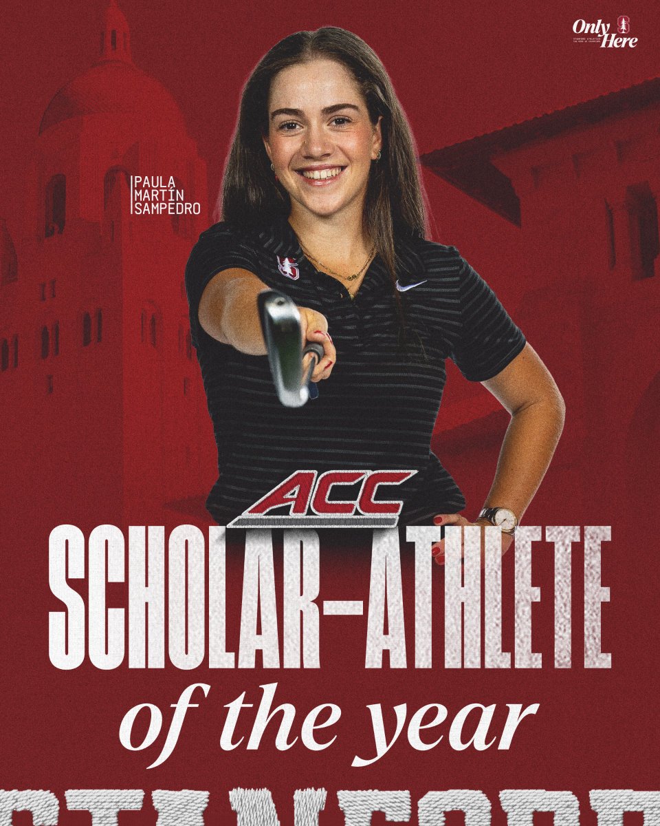 StanfordWGolf's tweet photo. Adding to her banner year, Paula Martín Sampedro has been named @theACC Women's Golf Scholar-Athlete of the Year! 🤓🌲

📝➡️https://t.co/L5PxRSiPMB

#GoStanford https://t.co/jzY0Ve8xMK