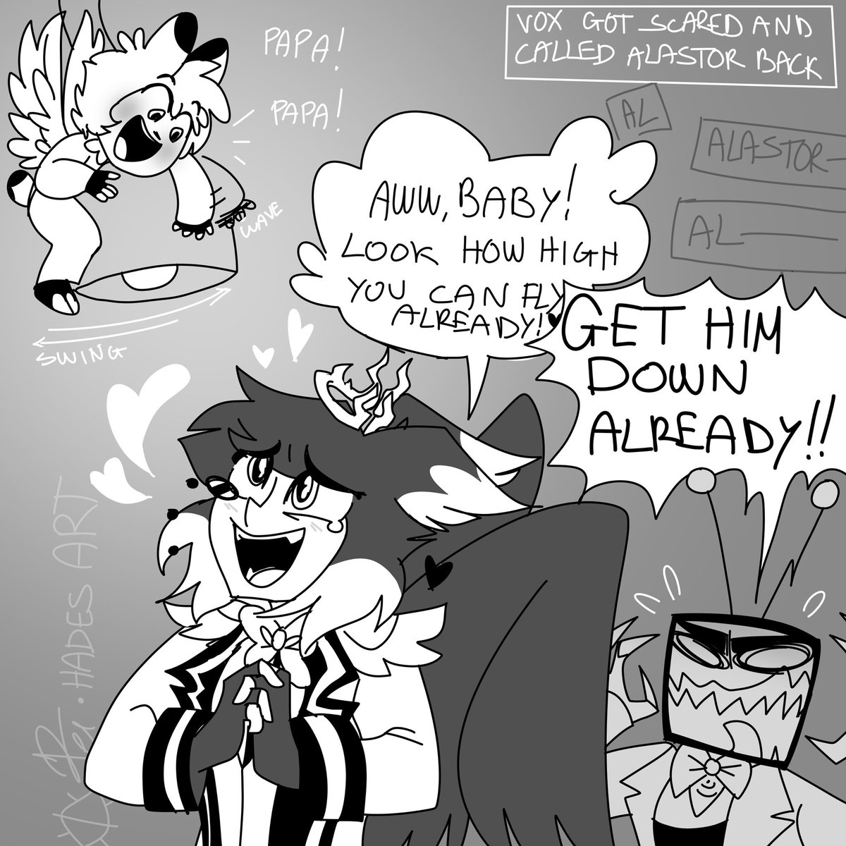 itsColdFire's tweet photo. Don’t worry guys, he’s safe
📺🦌🪽
#HazbinHotel #hazbinhotelseason2 #HazbinHotelAlastor #HazbinHotelVox #RadioStatic #HolyStatic #StaticRadio #voxal #AlastorxVox https://t.co/JXyBmrl2DI