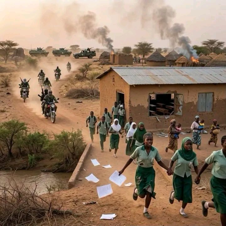 seraphic_muse's tweet photo. T3rrorist @ttacked NECO Exam Center abduct several students and staff in Borno State:

At about 9:00am on June 29th, T3rror!st dressed in m!ll!tary uniform @ttacked the Government day Secondary School at the Lassa community in Asikira/Oba local Government Area, https://t.co/i3Mstorh1g
