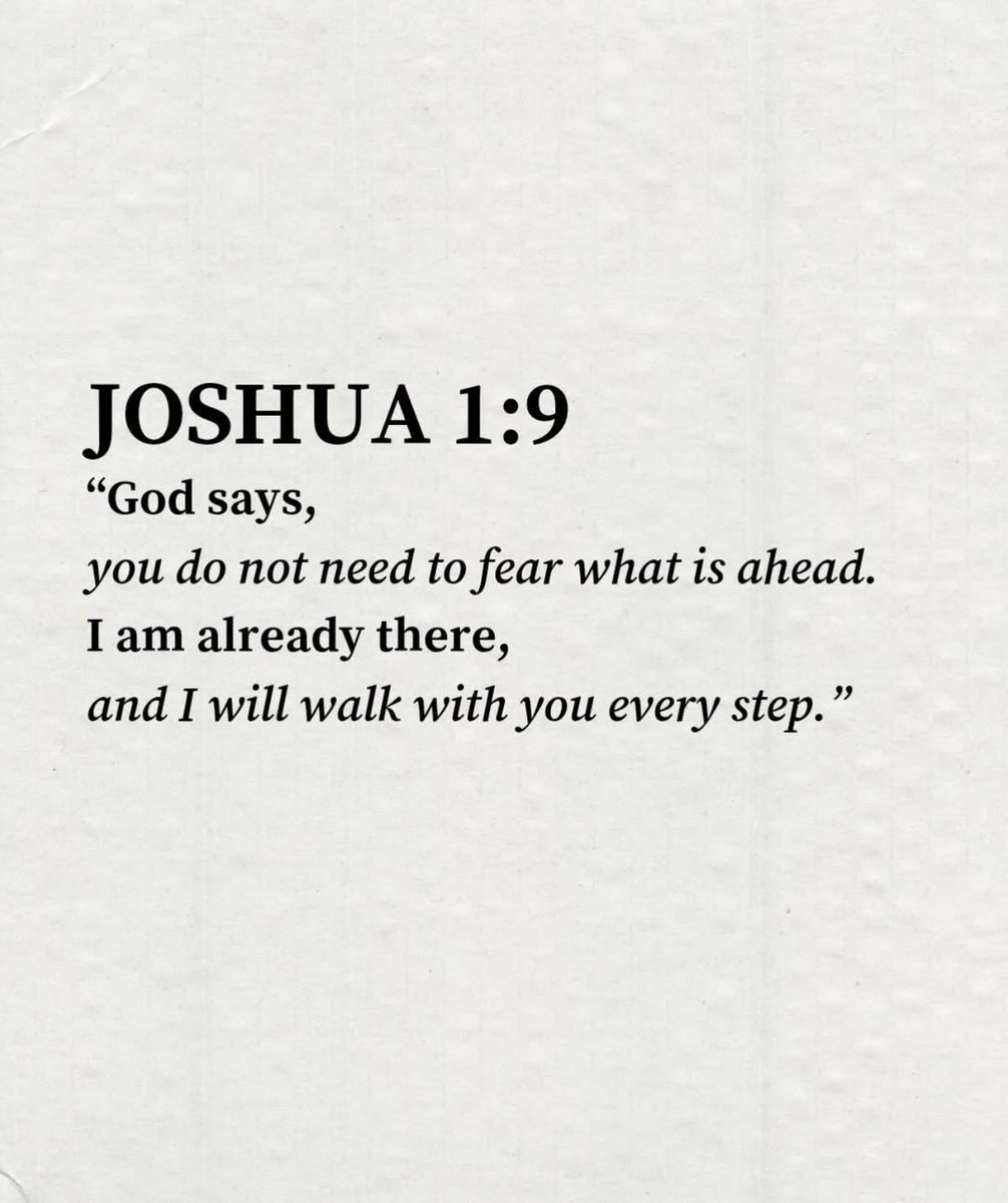 FuelTheSoul_'s tweet photo. Joshua 1:9 https://t.co/WJdUu8FlFm