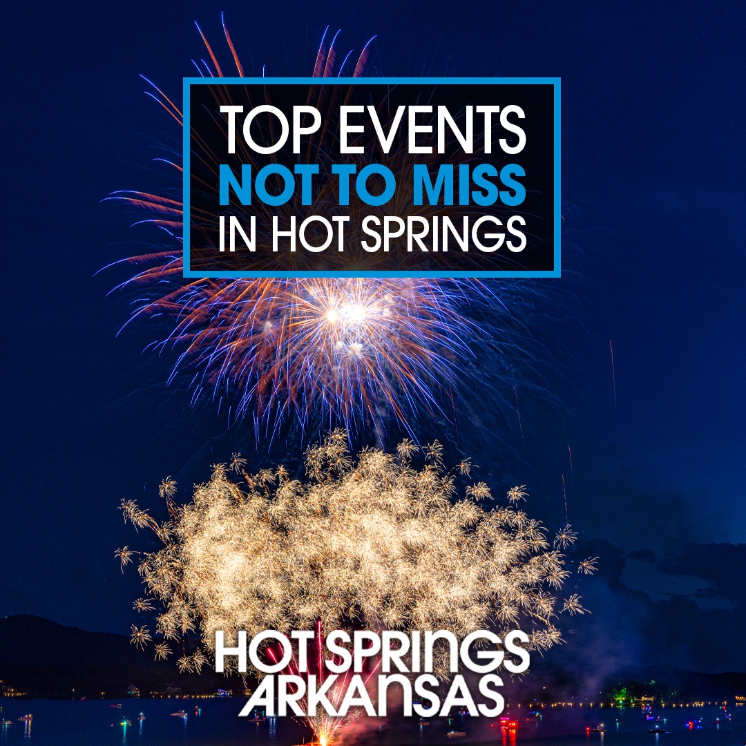 VisitHotSprings's tweet photo. 🚗 Plan your visit to Hot Springs, Arkansas for an exciting event today! 

From firework displays on Lake Hamilton, to meeting baseball legends at Baseball Weekend, check out our list of top events to help you plan your Hot Springs getaway. 🔗 Read more: https://t.co/YDVSWYP2Xw https://t.co/Exbvba8DNY