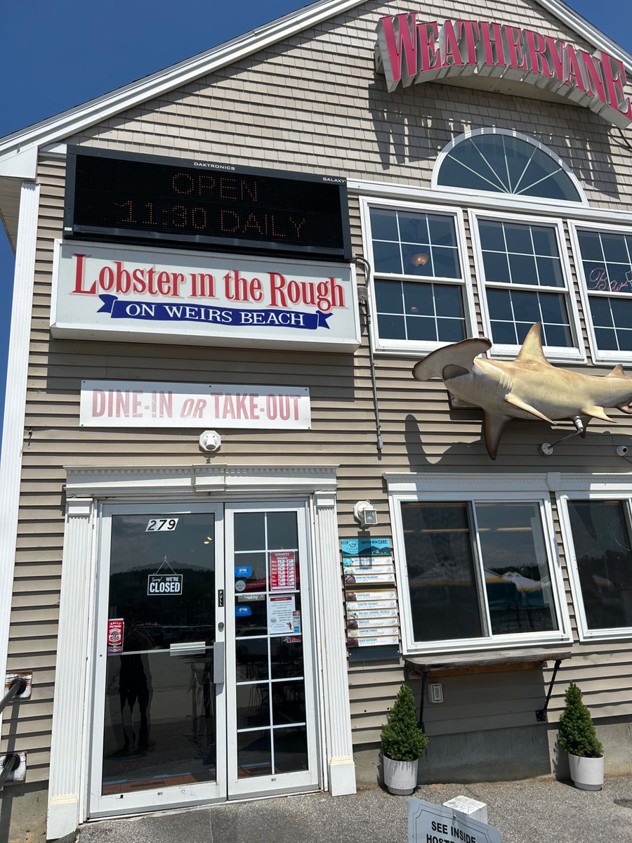 CDCShift4's tweet photo. Lobster In The Rough in Laconia has made the switch to Shift4 Dine provided by @Shift4 Payments for all of their point of sale needs. Stop in for the best seafood in the region next time you’re on the beach!
#Teamfour #Shift4 https://t.co/ha4itKDs1E