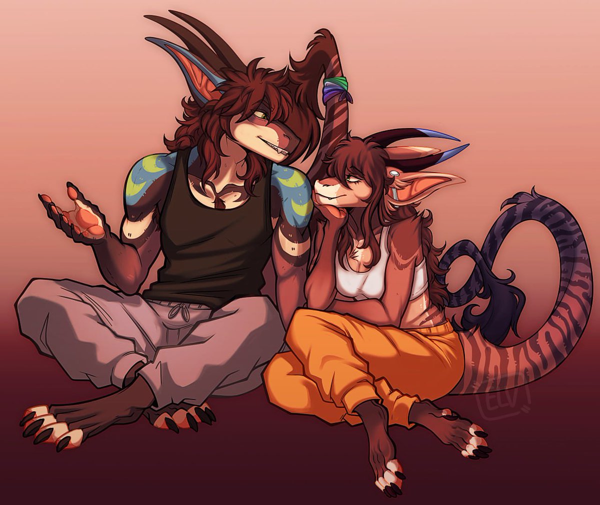 elvenquist's tweet photo. Meliandre and his sister Nadia. ✨ https://t.co/kuMTW8MhQA