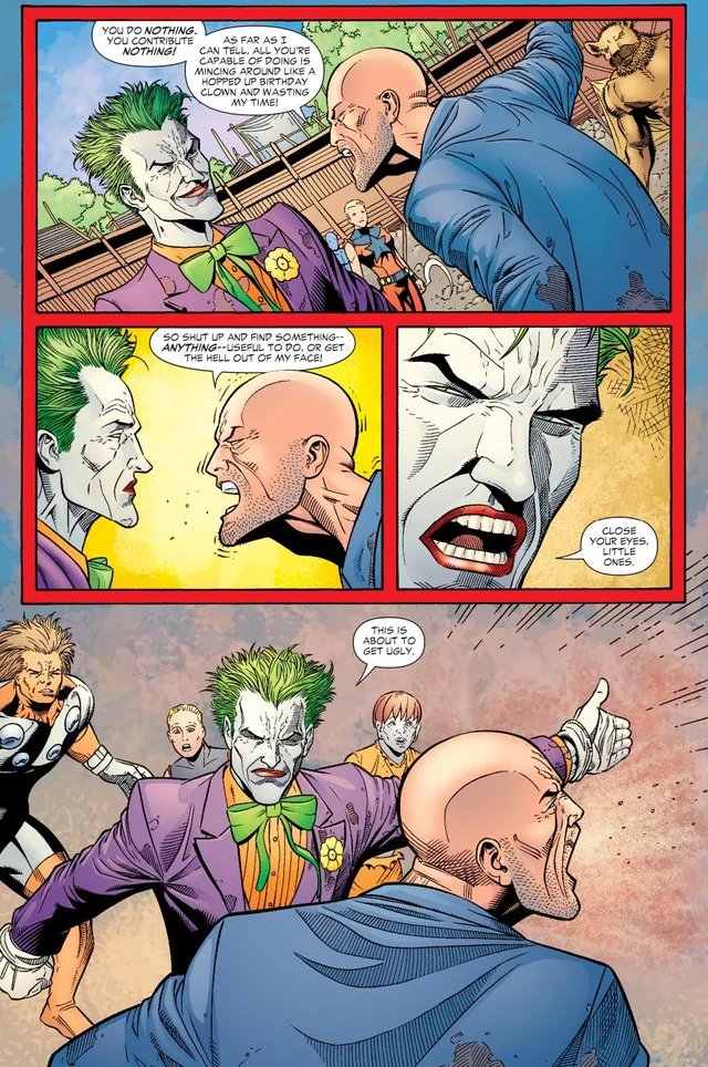 ChespasB's tweet photo. Que infravalorada esta la dinámica de Luthor y Joker

los dos son un dúo extremadamente entretenido tanto como aliados como enemigos https://t.co/WOOBqK2ZTk