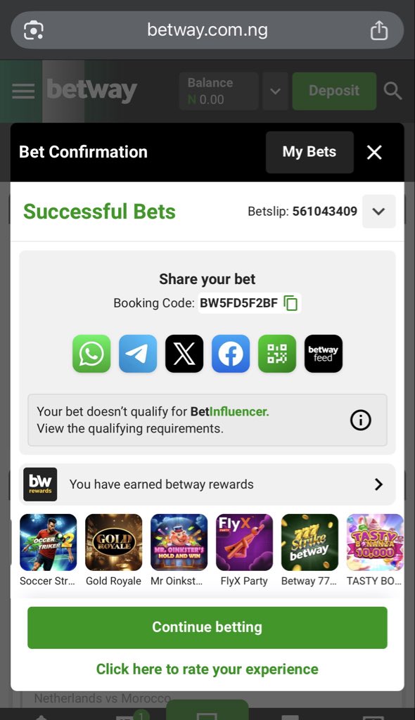 EricdeGreat1's tweet photo. @DONJAZZY @Betway_Nigeria Betway ID: 2348160655514 https://t.co/BxyuAmCzgG