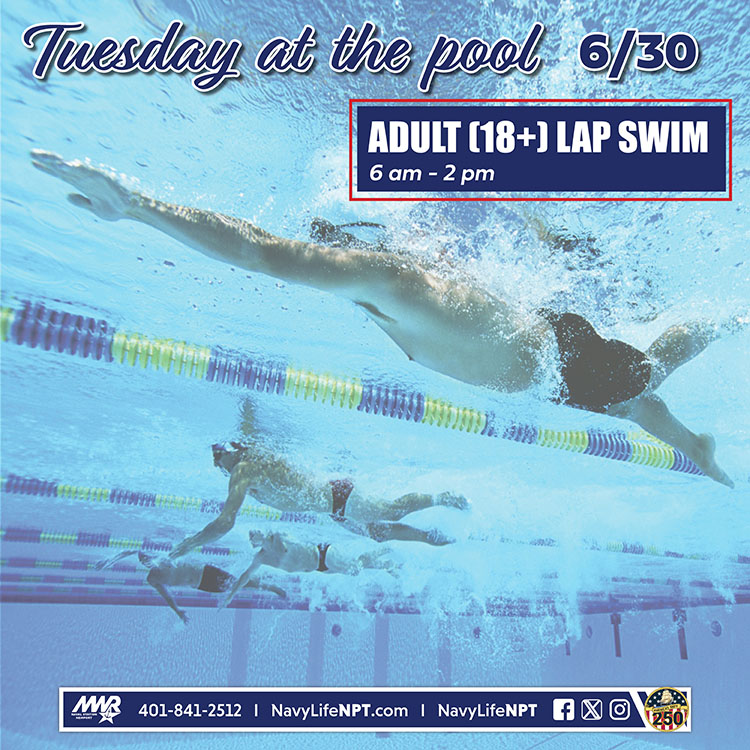 NavyLifeNPT's tweet photo. Tuesday's group fitness classes at the John H. Chafee Fitness Center

Kickboxing 9 - 10 am 
Les Mills BODYPUMP™ 10:15 - 11 am 
Yoga 11:15 am - 12:15 pm 
Cycle  3:30 - 4:30 pm  - CANCELED

Pool: 6 am- 2 pm Adult (18+) Lap Swim

#NAVSTANPTMWR #NavyLifeNPT #GroupFitness https://t.co/QRWJJLCM4w