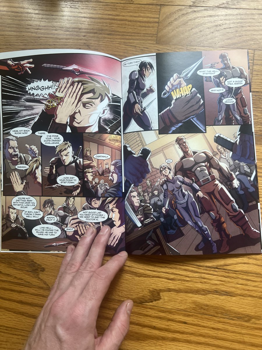 LukeMckoy's tweet photo. Just got our first two issues printed by @ComixWellSpring, so awesome to actually hold these in our hands.
#fortune #indiecomics #makingcomics https://t.co/XYZilBT46o