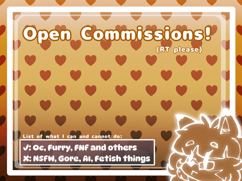 Valethech's tweet photo. Opening commissions once again! 🤎
Please RT
#ValeCH #artcommissions #commissionsopen https://t.co/oZOhx7JCk5