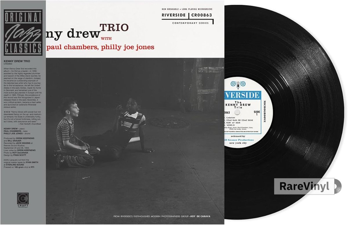 RareVinyl_Com's tweet photo. Grab the sealed 180g black vinyl of Kenny Drew Trio's Original Jazz Classics! 🎶 Check it out: https://t.co/5rBD8dAA0O #vinyl #rarevinyl https://t.co/8GJASool99