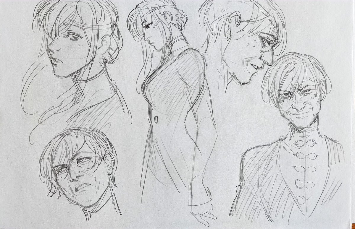 KaySD999's tweet photo. Warm up sketches
#Δ帽子  #witchhatatelier https://t.co/B3DLvtL5iM