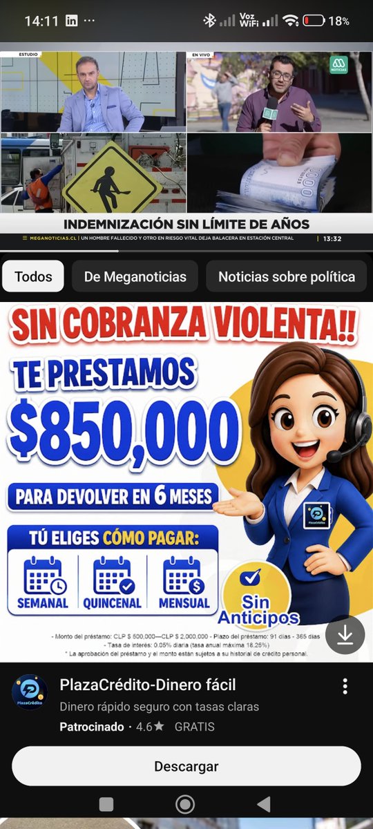 luis_rsm's tweet photo. Me llama la atención este tipo de publicidad en Youtube... Tal vez podrían revisar
@PDI_CHILE https://t.co/hfDD5WVaVw