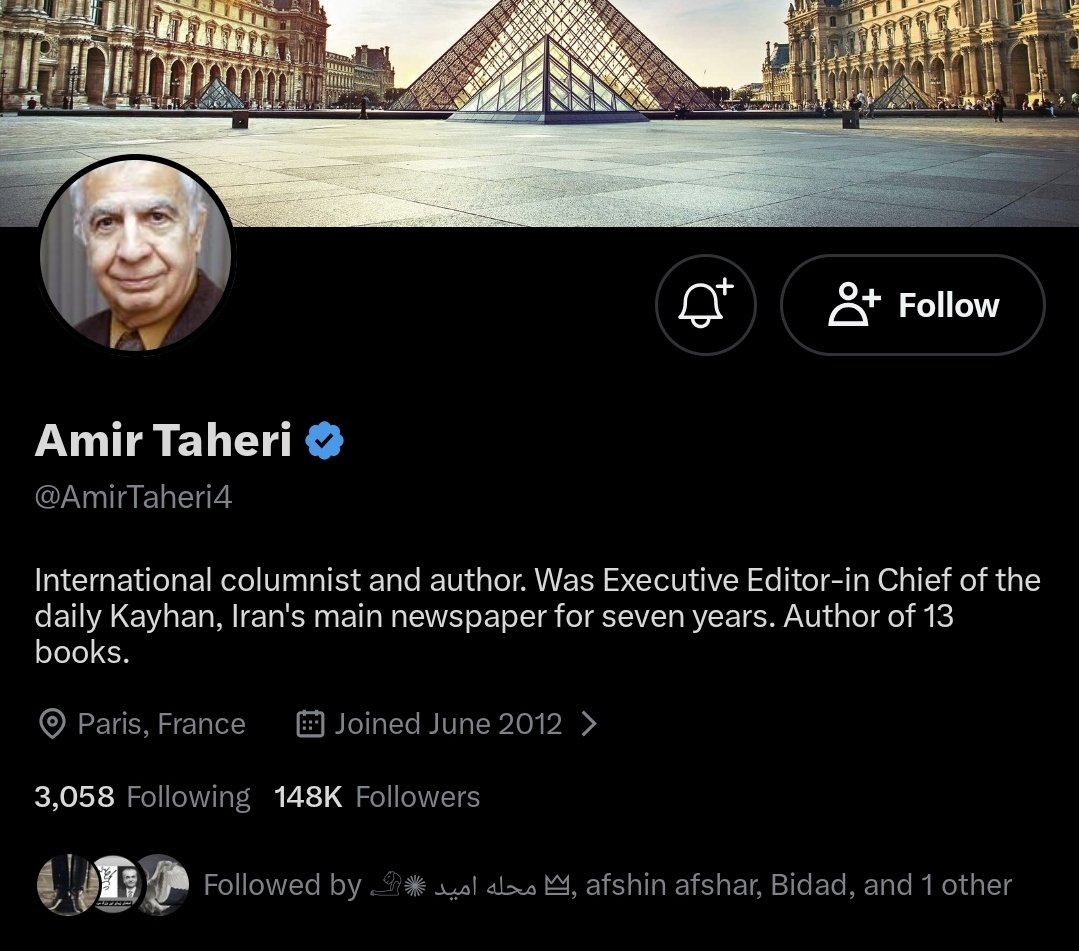 sunset_khosrow's tweet photo. ۴ تا فالور مشترک با این کفتار کون زاده دارم 

آنفالو - ریپورت - بلاک 

@AmirTaheri4 https://t.co/UWEBRyCZ3E