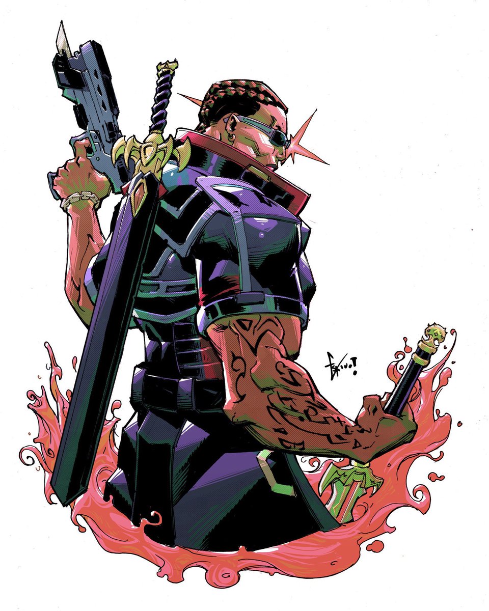 Eskivoart's tweet photo. Blade [My Goat] https://t.co/np4h4WA1N4