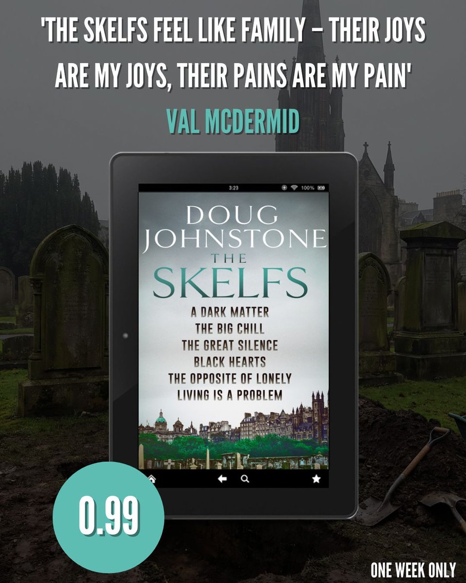 OrendaBooks's tweet photo. 🚨ONE MORE DAY!🚨
The first SIX books in @doug_johnstone’s ADDICTIVE #TheSkelfs series are now just 99p EVERYWHERE YOU GET EBOOKS😱
£18.99 → 99p. UNTIL TOMORROW!
👇DOWNLOAD NOW👇
🔗https://t.co/K3Rv5NzfzO
#TeamOrenda #99pBooks #EbookDeal https://t.co/9l7fq4DFMp
