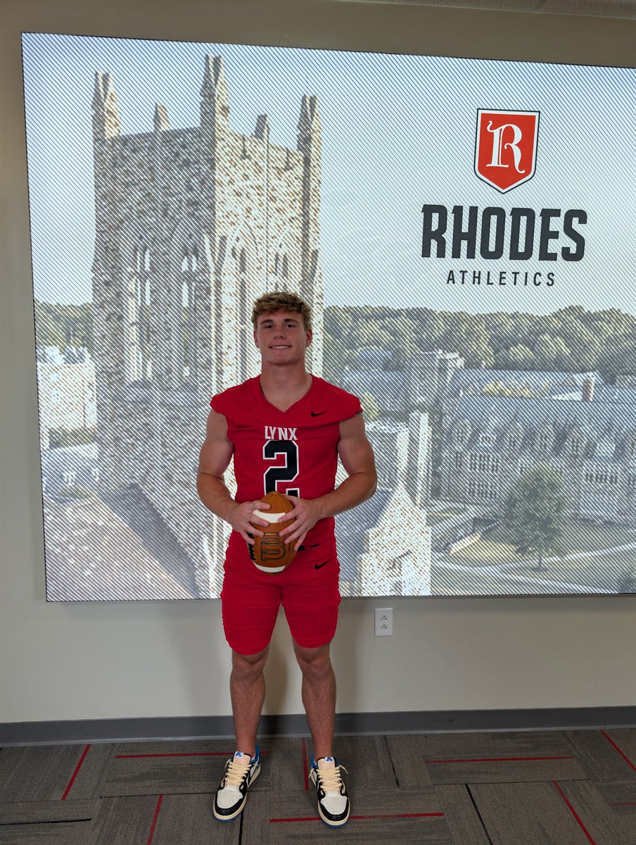 2CamGraham's tweet photo. Blessed and thankful to have made my first official visit to Rhodes College today. Beautiful campus, great atmosphere, and excited to continue building relationships along the way! #AGTG

#uncommitted

@TheCAVWAY @TopPreps @CFBRevamped https://t.co/3mIATSdNJp