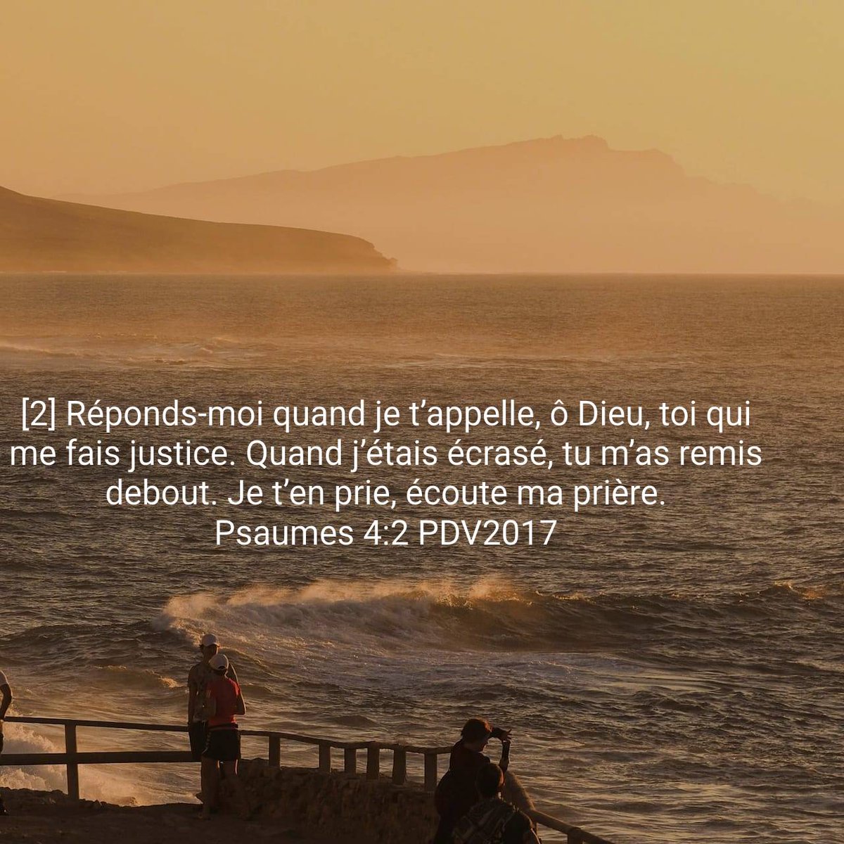 fortunata1966's tweet photo. Psaumes 4:2 PDV2017
[2] Réponds-moi quand je t’appelle, ô Dieu, toi qui me fais justice. Quand j’étais écrasé, tu m’as remis debout. Je t’en prie, écoute ma prière.

https://t.co/eZehjCIrTa https://t.co/NdApfsjkVx