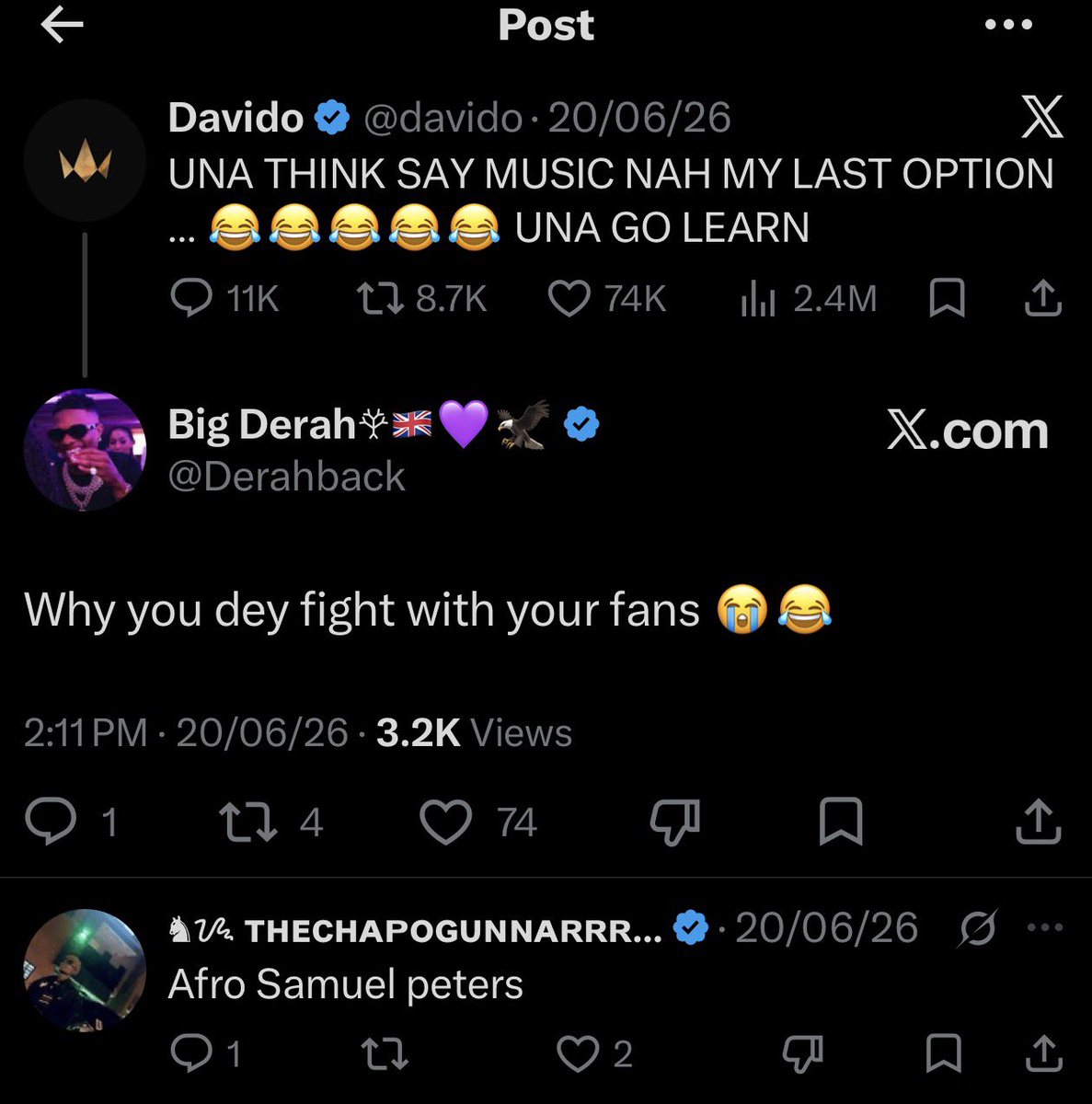 Guccistarboi's tweet photo. You no go beg ke 😂 https://t.co/pSzJOGM9Tz