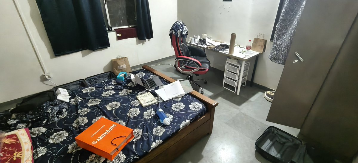 mngshmn's tweet photo. Unpacking and packing for nth time in this shithole of a life.

Hospital case papers, blood loathed tissues, urine smelling clothes and horrible drawings once again. https://t.co/oJNaKbyaTf