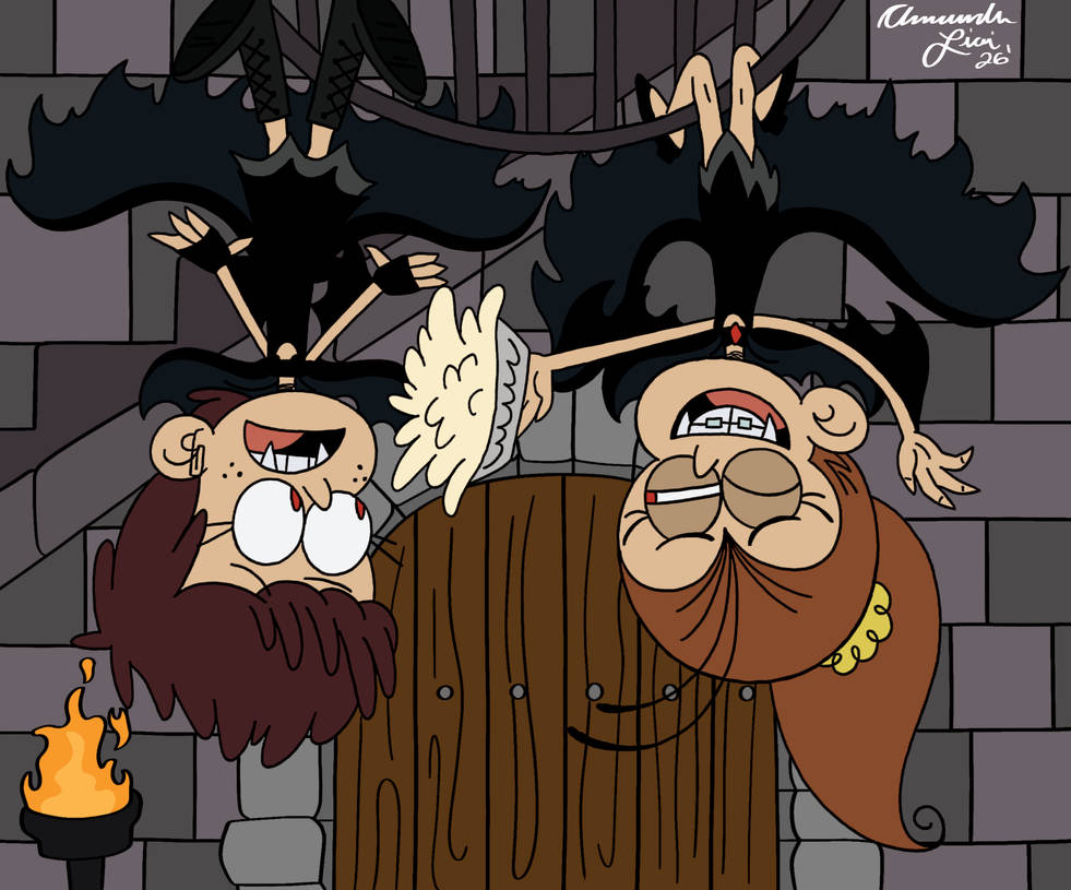 mekhiloud's tweet photo. #TheLoudHouse 

Even as vampires Luan still do pranks

Credit goes to artist https://t.co/j5m3Ht8gE6