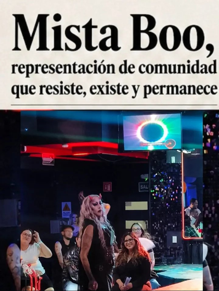 mistaboo_'s tweet photo. Ahí les va un hilo.
@ drag_ueando en Insta, escribió una reseña sobre mi visita a Bandidos en Chihuahua.
Gente bonita de chihuahua. Lamento mucho la sombra conservadora que está sobre ustedes. Les amo.
Está reseña captura perfectamente la idea y la función que es Mista Boo.
1/3🧵 https://t.co/IpuGHkD21q