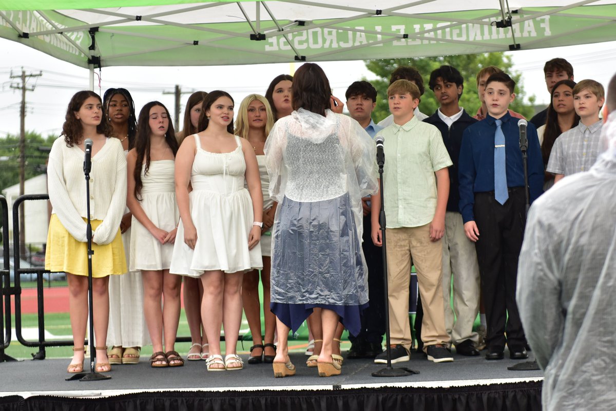 HowittMS's tweet photo. The Moving Up Ceremony began under gray skies, continued through the rain, and ended with sunshine. 
Sometimes that's exactly how life works.
Storms don't last forever. Good people do. Invest wisely.

Congratulations to the HMS Class of 2026! https://t.co/AD60QZOcjD