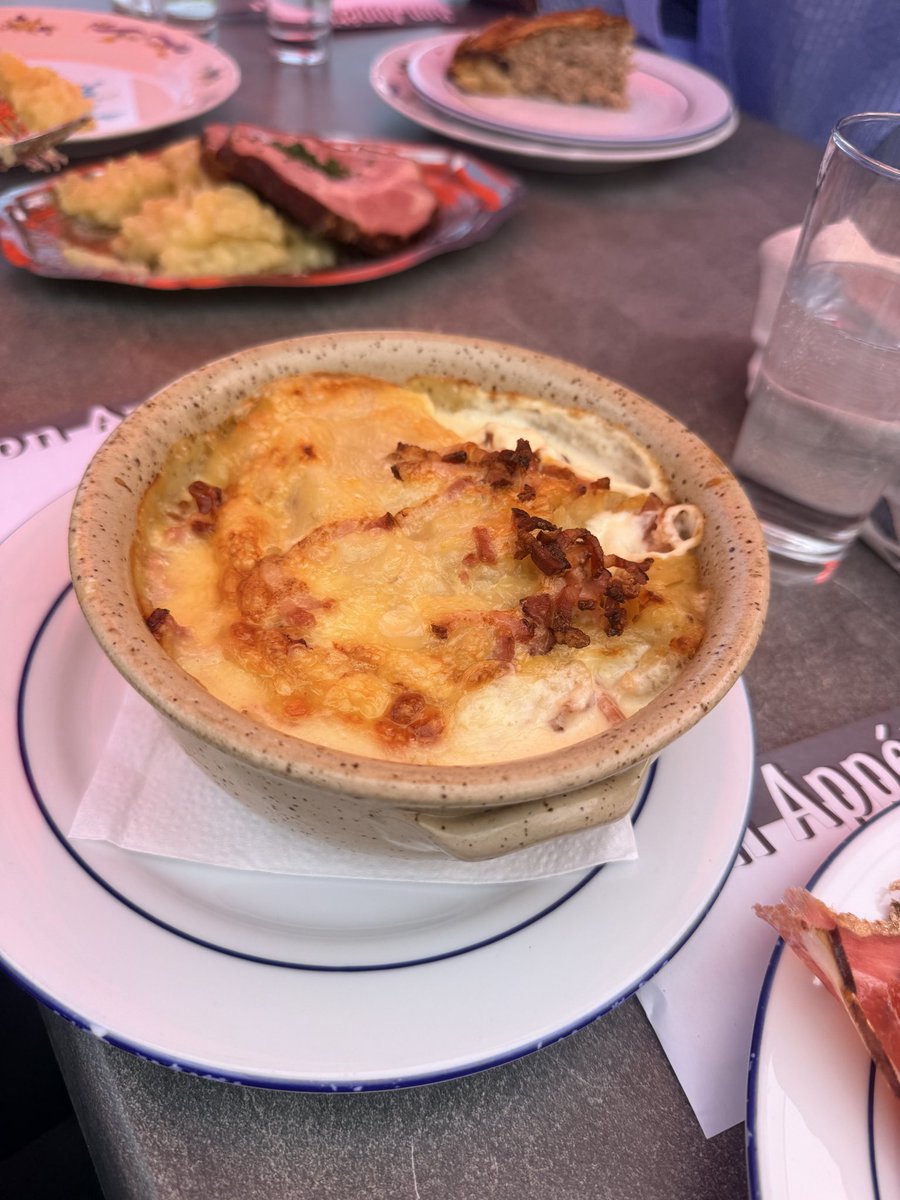 GHGGuru's tweet photo. Food in Alsace, France is delicious &amp; has history. From tarte flambée &amp; choucroute to kougelhopf &amp; cheeses, Alsatian cuisine = unique blend of French &amp; German traditions. Every meal tells a story - and every town has its own flavor.

My favorites from this trip. 🇫🇷🍷🥨 https://t.co/BkdGvX9JaQ