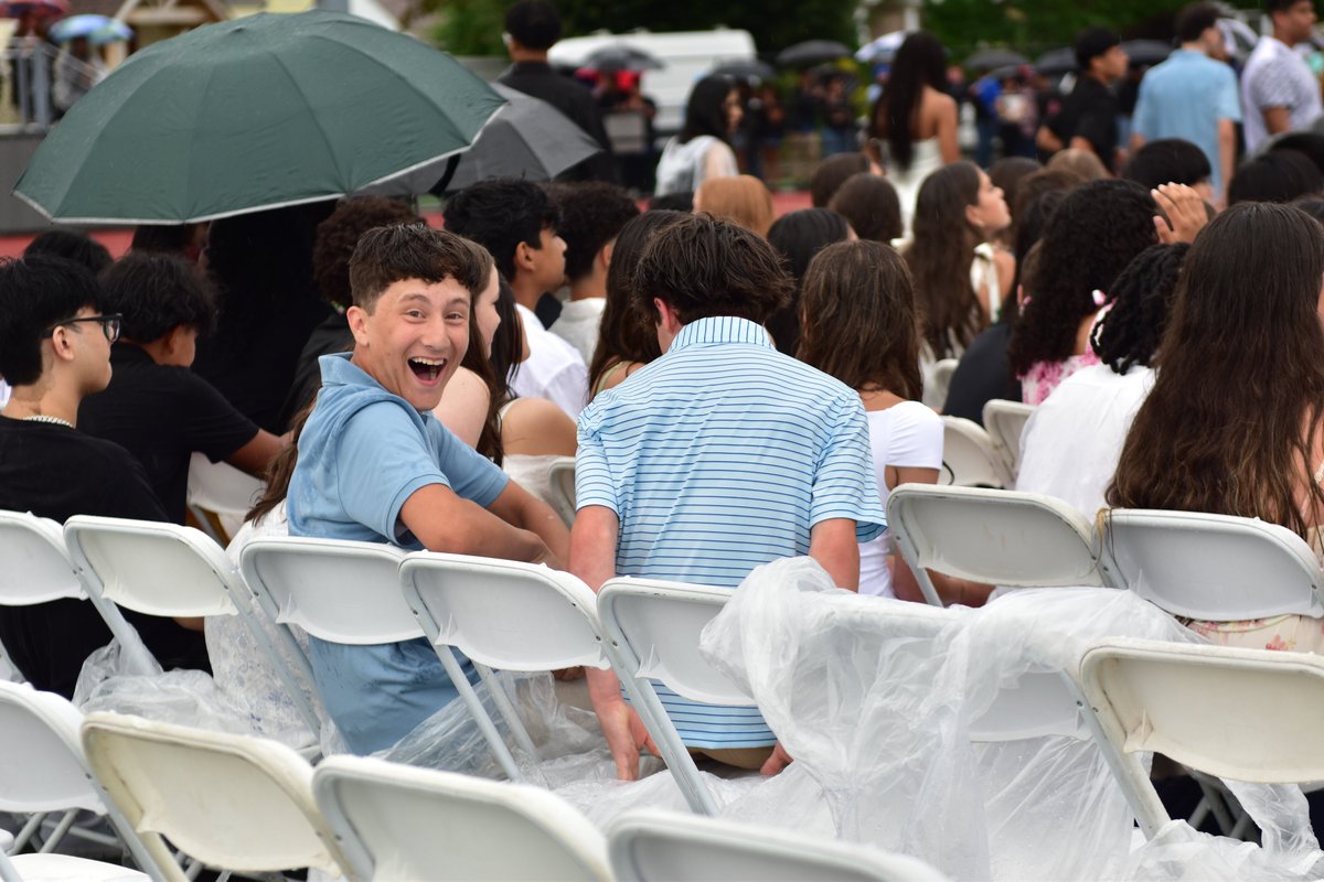 HowittMS's tweet photo. The Moving Up Ceremony began under gray skies, continued through the rain, and ended with sunshine. 
Sometimes that's exactly how life works.
Storms don't last forever. Good people do. Invest wisely.

Congratulations to the HMS Class of 2026! https://t.co/AD60QZOcjD