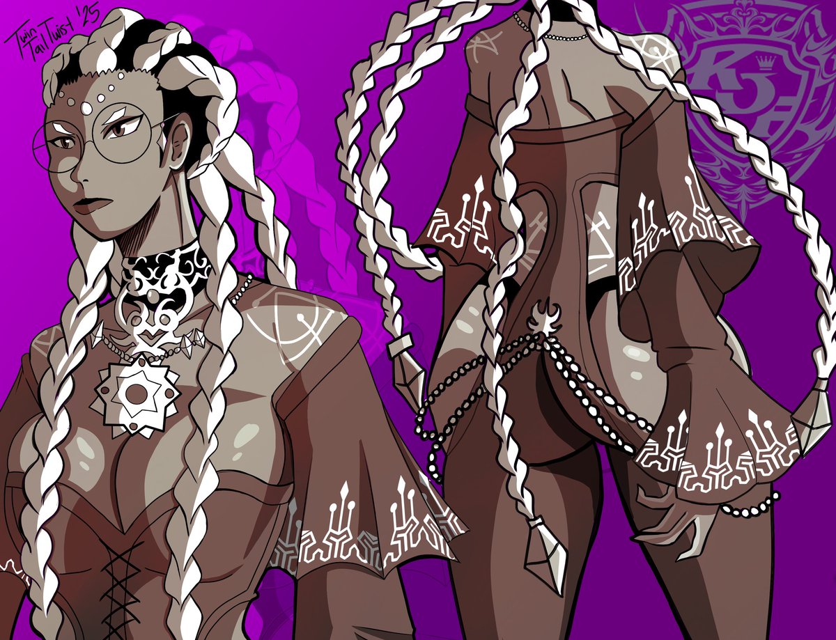 TwinTailTwist's tweet photo. Dolores drawing repost. My queen got buffed in the newest KOFXV patch #KOFXV https://t.co/Sikrfov8nf