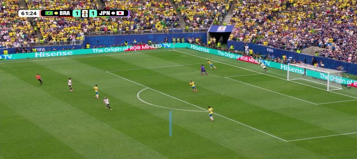 paulinuscaab's tweet photo. Brazil just eqaulised https://t.co/bw8UHpGmbF