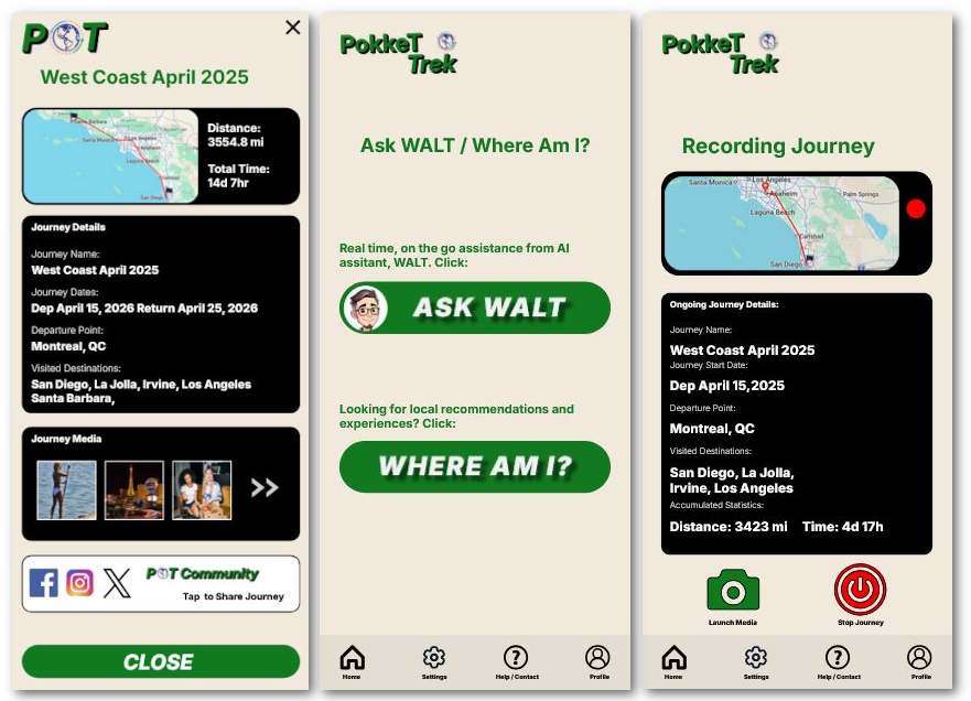 TravelTechSol's tweet photo. EVALUATION ONLINE: PokkeTTREK is a full function mobile travel app that maximizes smartphone capabilities for users and generates marketing benefits for travel businesses. See the latest design layouts at the Evaluation Portal: https://t.co/GS9hES23gO https://t.co/Hxre3HvM8M